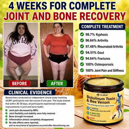 💎TLOPA® Botulinum Toxin and Bee Venom Pain-Relieving and Bone-Healing Ointment🐝 🔥(Especially for seniors & recommended by orthopedists)🦴