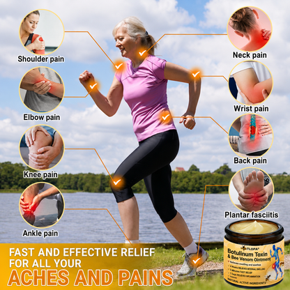 💎TLOPA® Botulinum Toxin and Bee Venom Pain-Relieving and Bone-Healing Ointment🐝 🔥(Especially for seniors & recommended by orthopedists)🦴