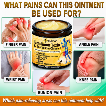 💎TLOPA® Botulinum Toxin and Bee Venom Pain-Relieving and Bone-Healing Ointment🐝 🔥(Especially for seniors & recommended by orthopedists)🦴